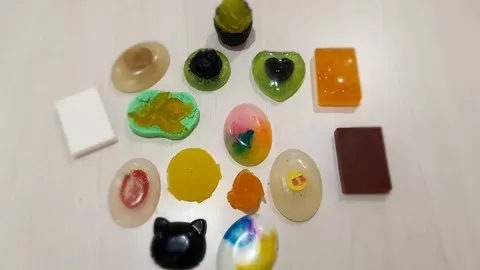 Learn how to make different types of soaps with as your wish for selling