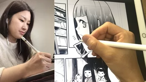 Drawing manga in Clip Studio